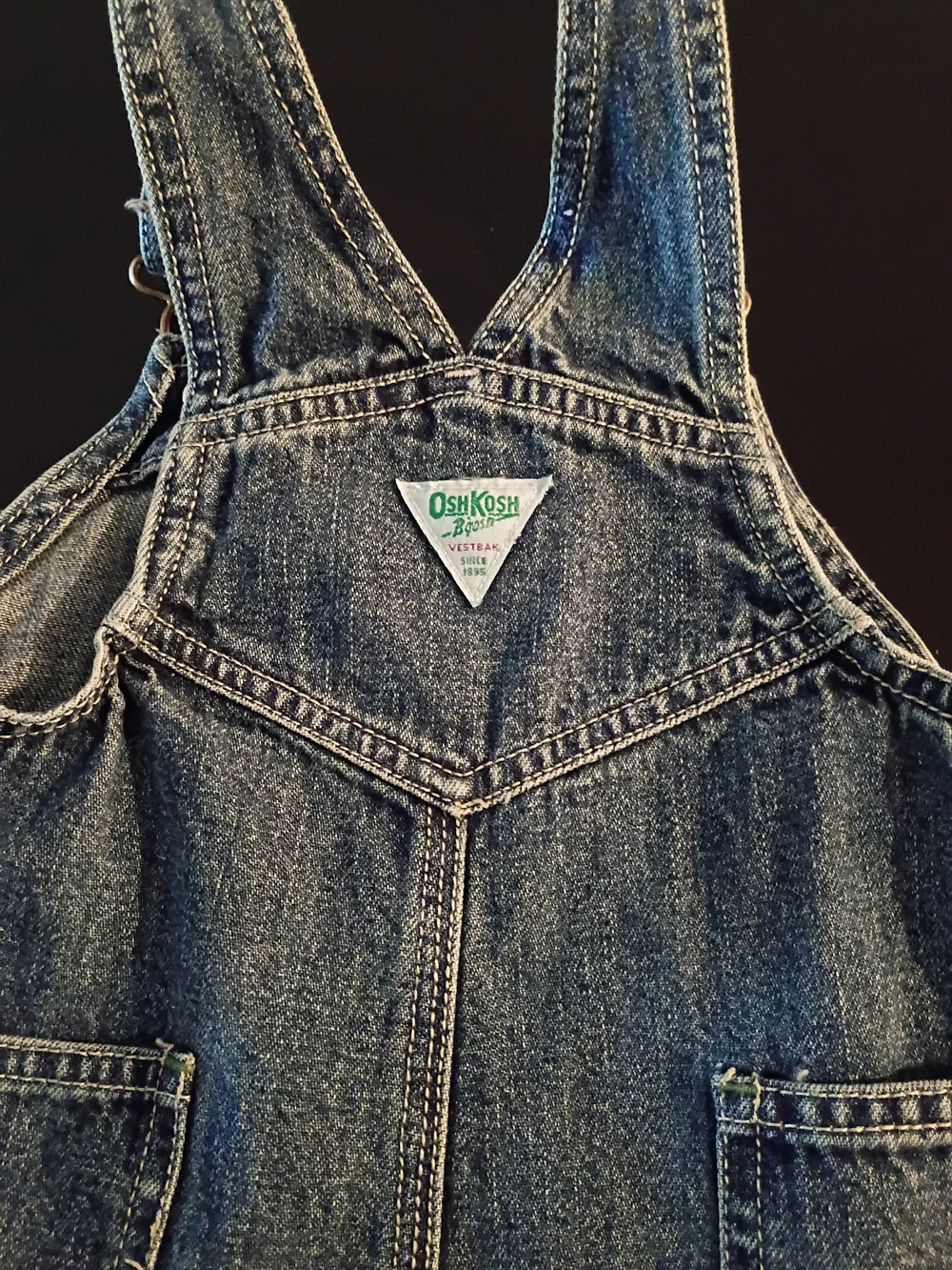 OshKosh B'gosh Baby Boy Denim Overalls – Size 6/9 Months
